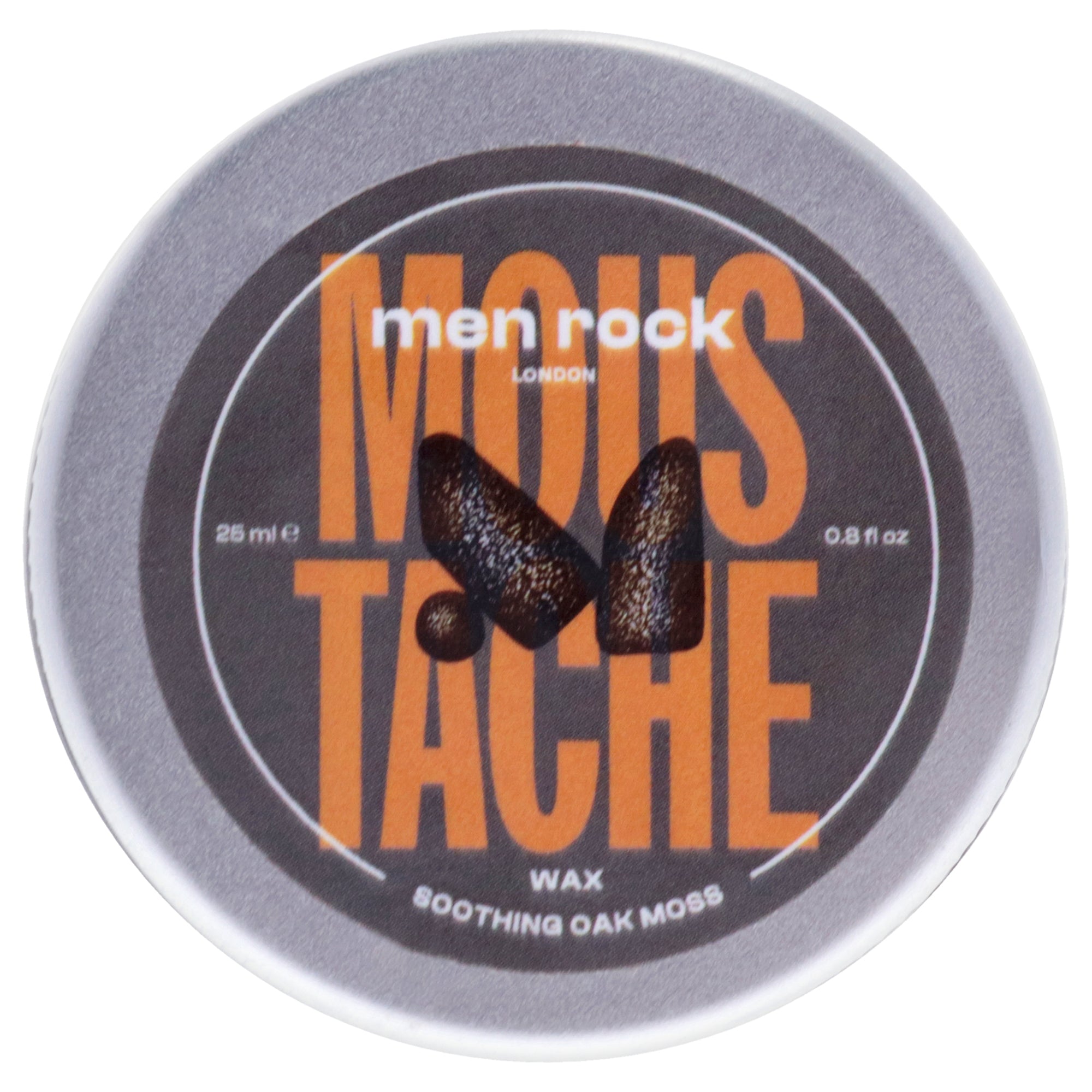 Moustache Soothing Wax - Oak Moss by Men Rock for Men - 0.8 oz Wax
