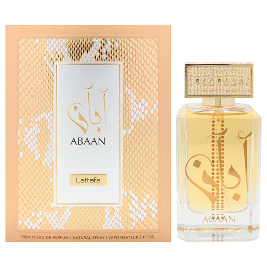 Abaan by Lattafa for Unisex - 3.4 oz EDP Spray