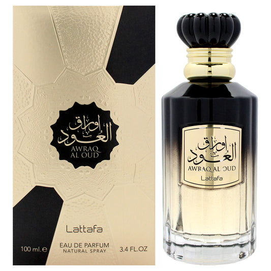 Awraq Al Oud by Lattafa for Unisex - 3.4 oz EDP Spray