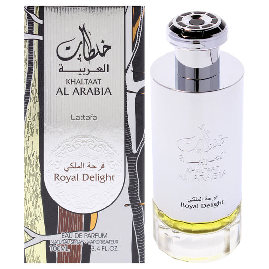 Khaltaat Al Arabia - Royal Delight by Lattafa for Men - 3.4 oz EDP Spray