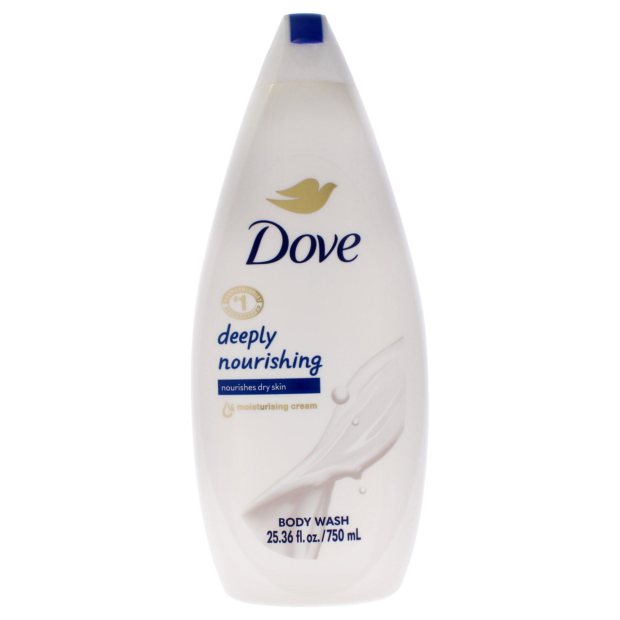 Body Wash - Deeply Nourishing by Dove for Unisex - 25.36 oz Body Wash
