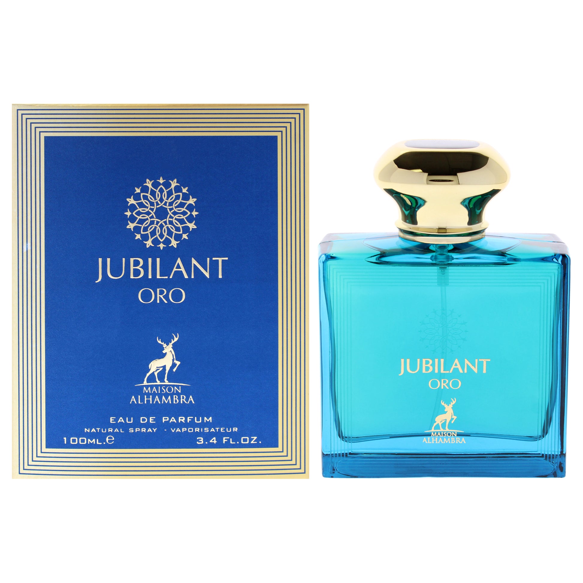 Jubilant Oro by Maison Alhambra for Men - 3.4 oz EDP Spray