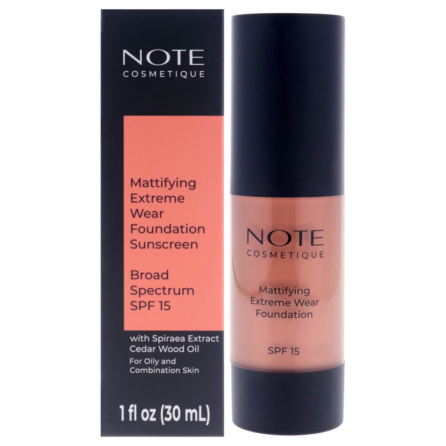 Mattifying Extreme Wear Foundation SPF 15 - 108 Terra by Note Cosmetique for Women - 1 oz Foundation