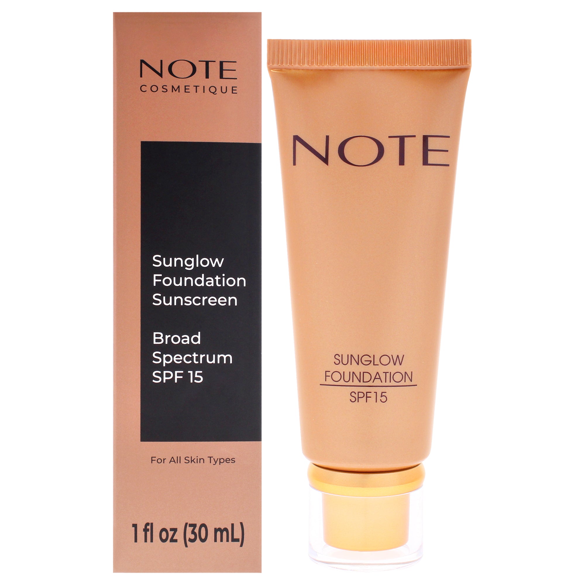 Sun Glow Foundation SPF 15 - 20 Bronze by Note Cosmetique for Women - 1 oz Foundation