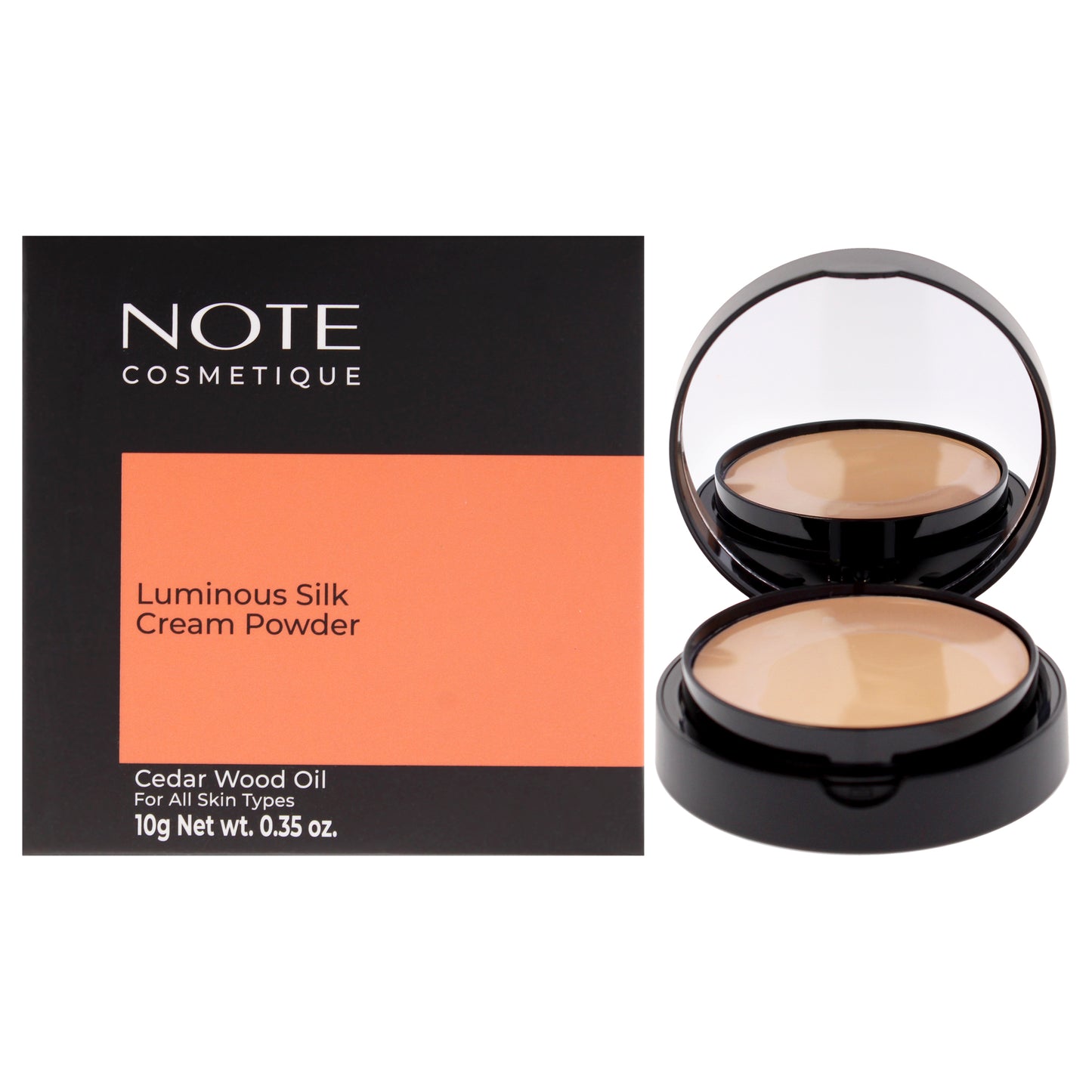 Luminous Silk Cream Powder - 01 Beige by Note Cosmetique for Women - 0.35 oz Powder
