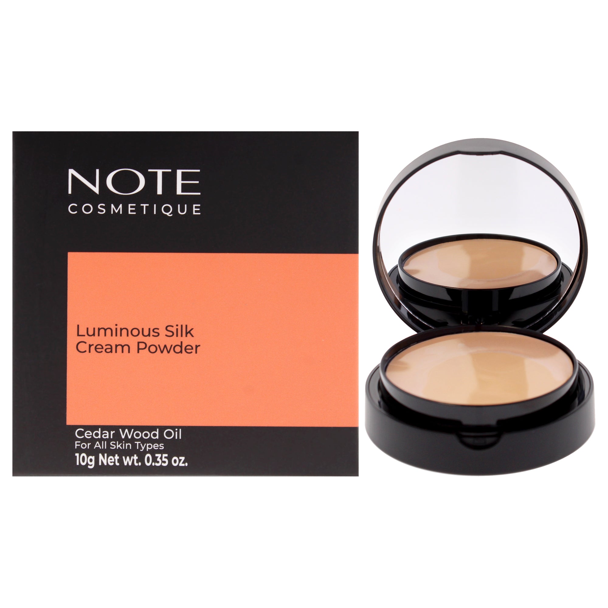 Luminous Silk Cream Powder - 01 Beige by Note Cosmetique for Women - 0.35 oz Powder