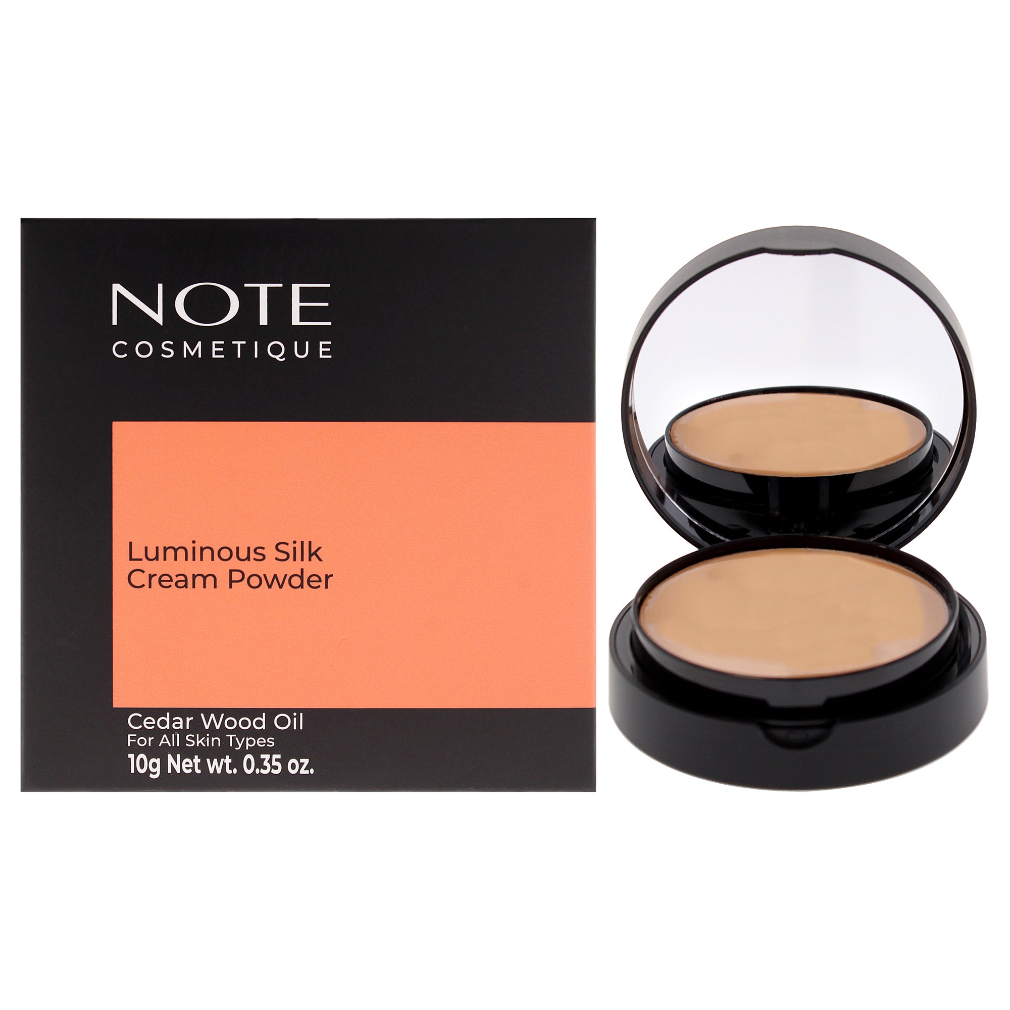 Luminous Silk Cream Powder - 03 Medium Beige by Note Cosmetique for Women - 0.35 oz Powder