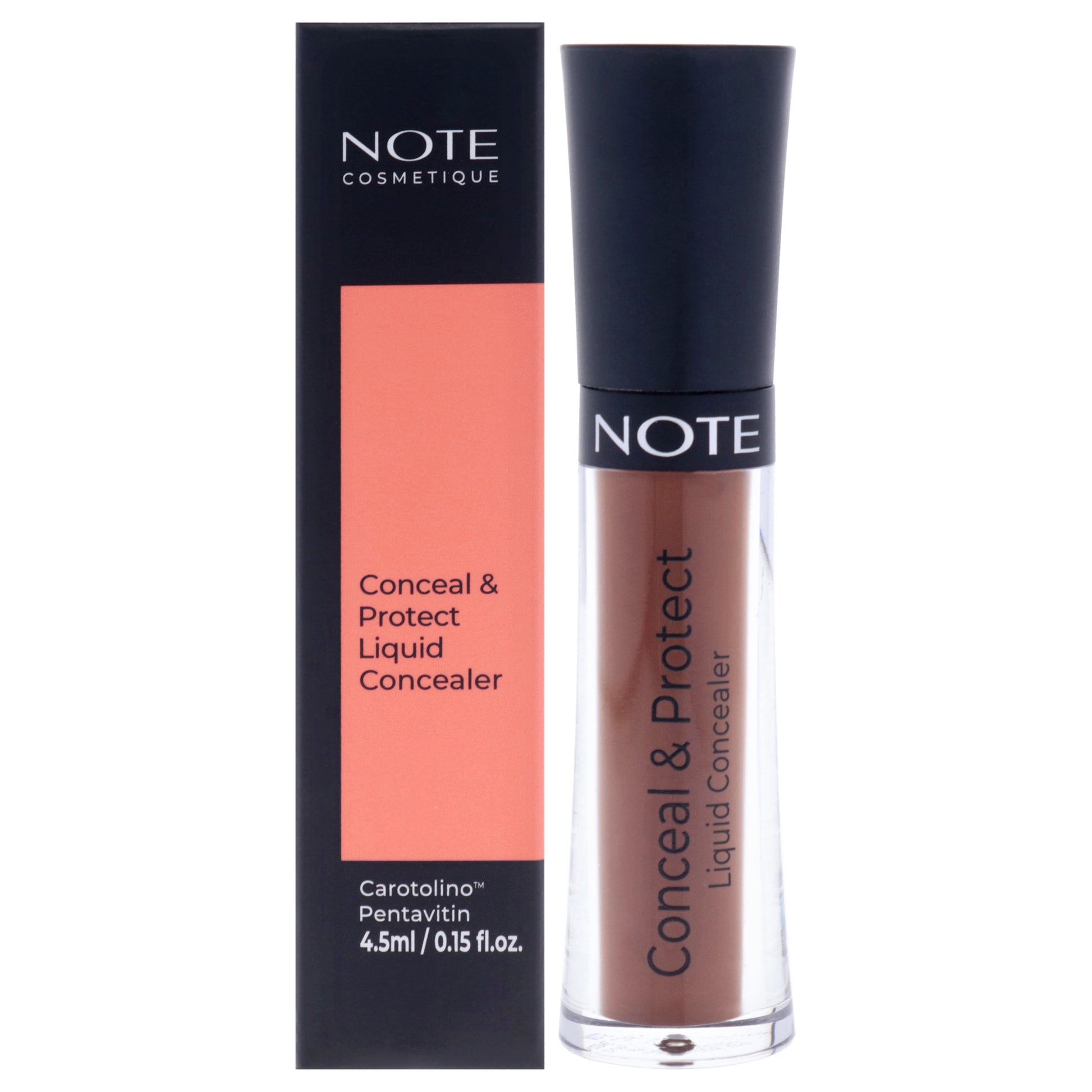 Conceal and Protect Liquid Concealer - 12 Espresso by Note Cosmetique for Women - 0.15 oz Concealer