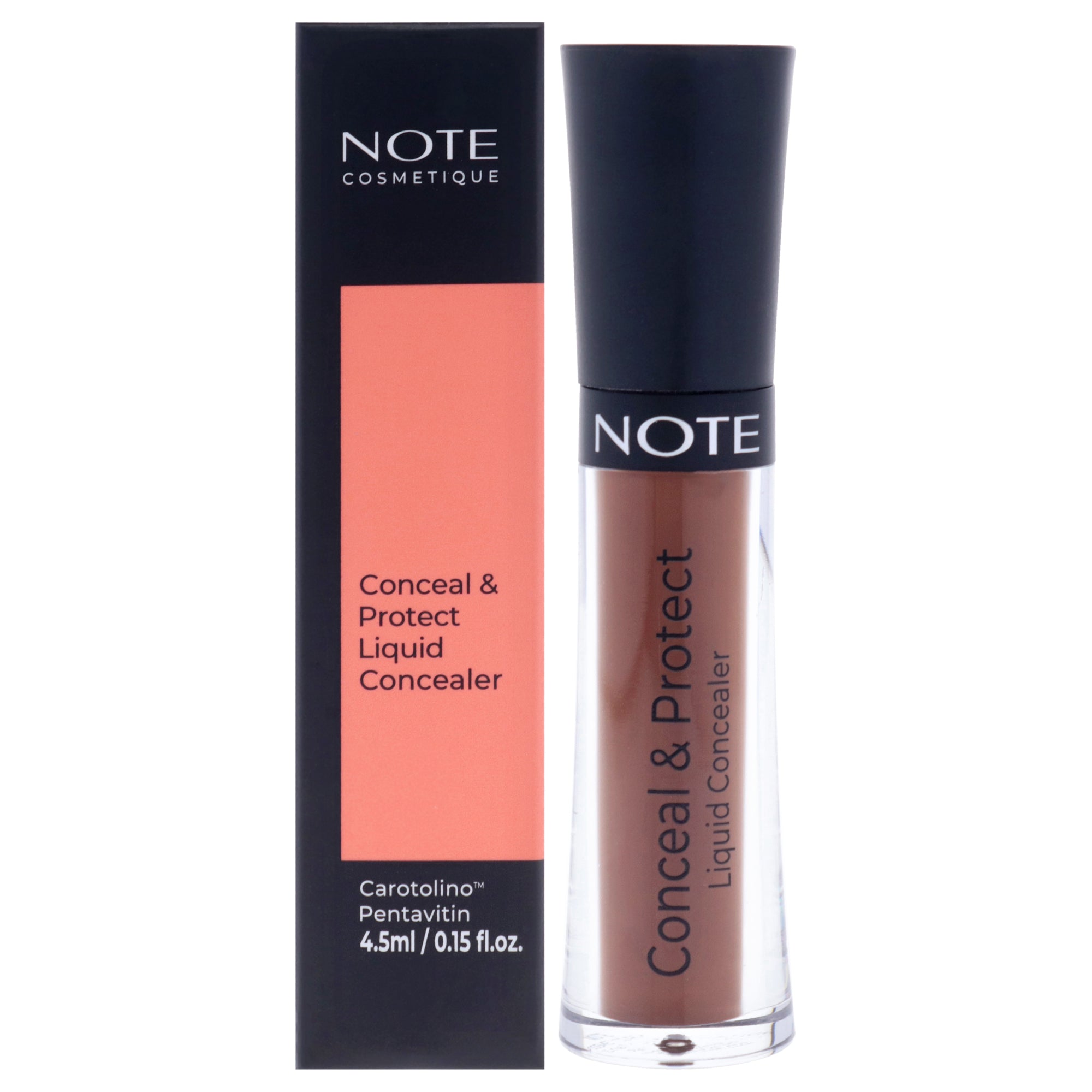 Conceal and Protect Liquid Concealer - 12 Espresso by Note Cosmetique for Women - 0.15 oz Concealer