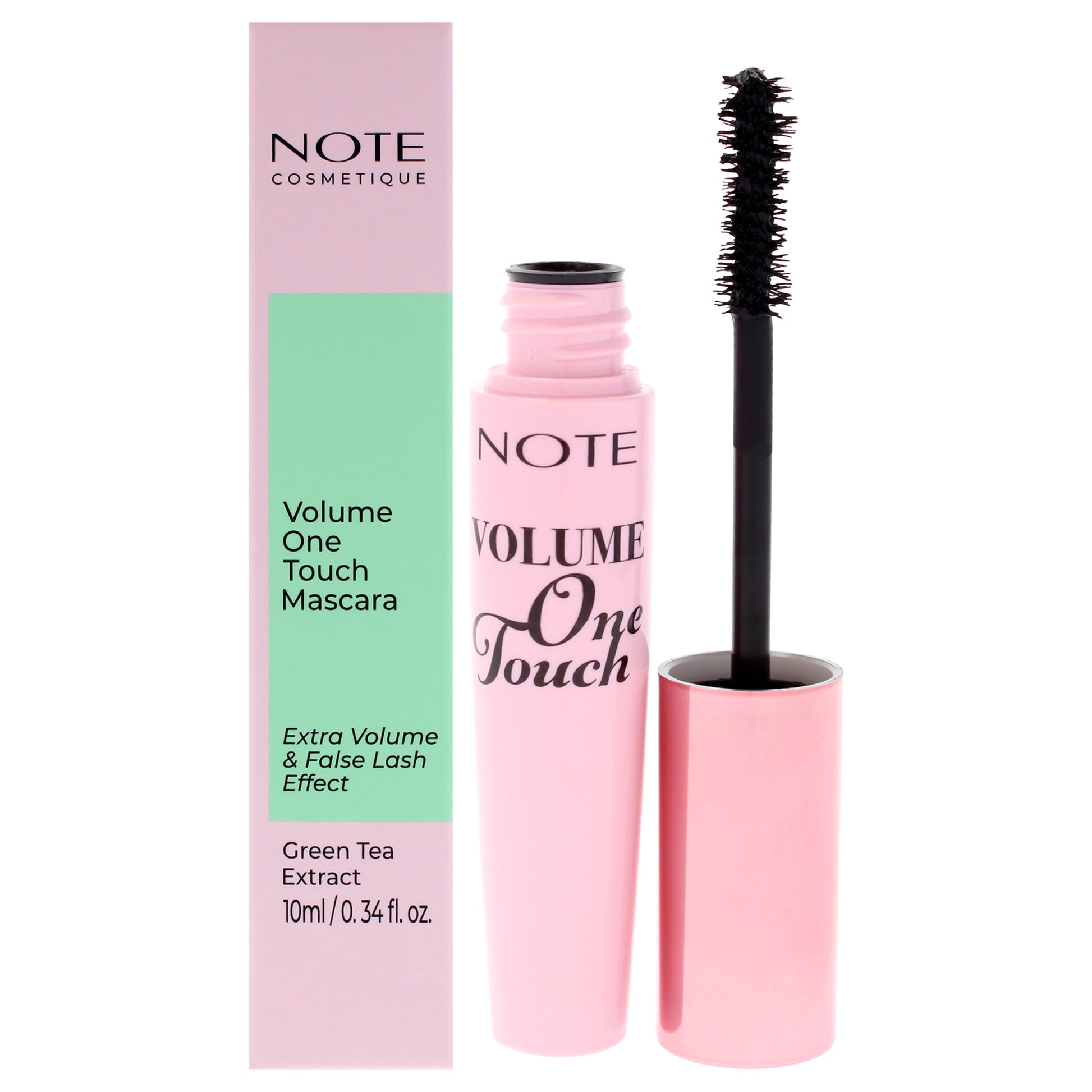 Volume One Touch Mascara - 01 Black by Note Cosmetique for Women - 0.34 oz Mascara