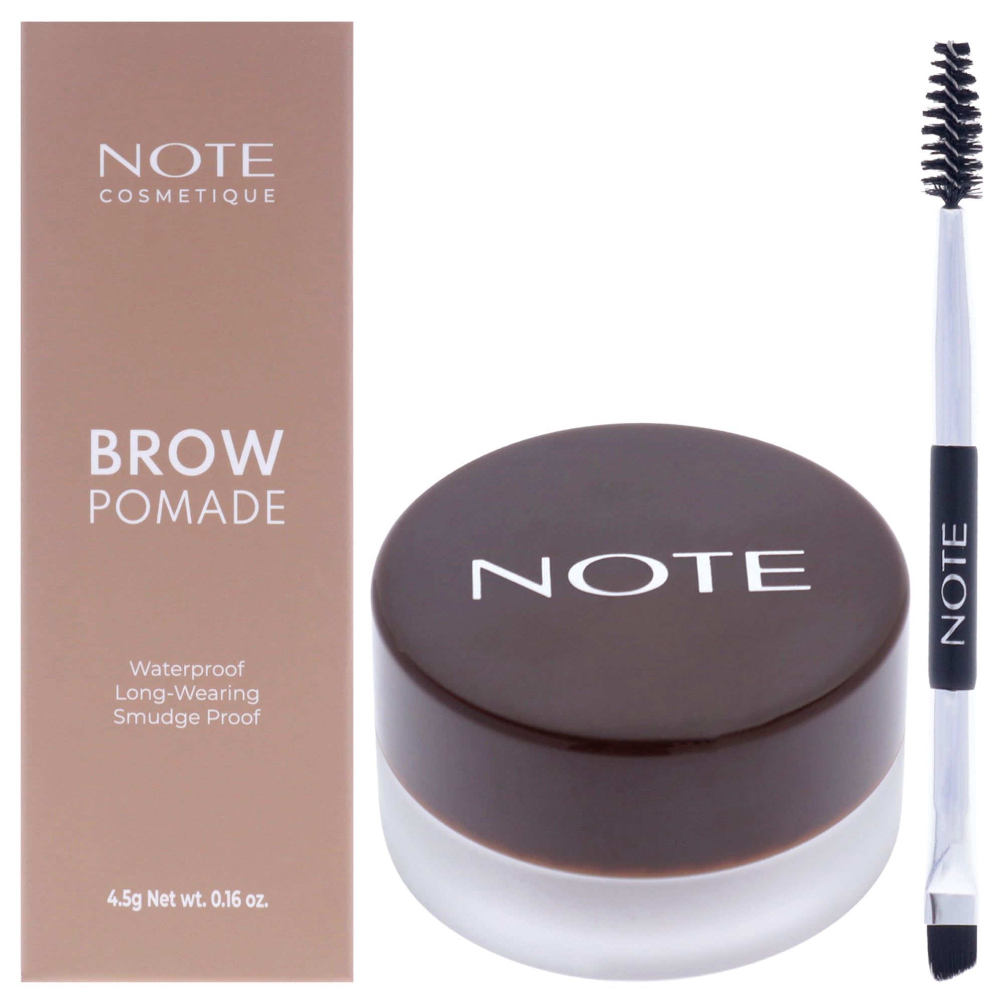 Brow Pomade - 02 Mid Brown by Note Cosmetique for Women - 0.16 oz Pomade