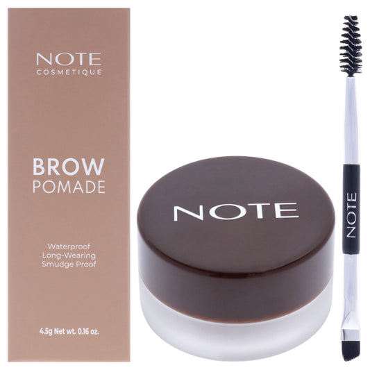 Brow Pomade - 02 Mid Brown by Note Cosmetique for Women - 0.16 oz Pomade
