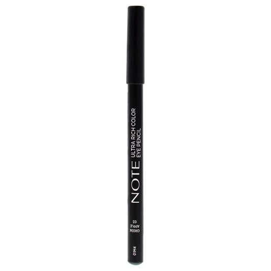 Ultra Rich Color Eye Pencil - 03 Green Apple by Note Cosmetique for Women - 0.04 oz Eye Pencil