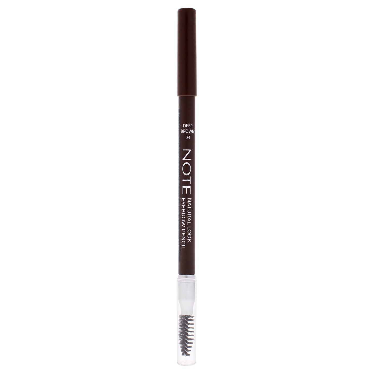 Natural Look Eyebrow Pencil - 04 Deep Brown by Note Cosmetique for Women - 0.038 oz Eyebrow Pencil