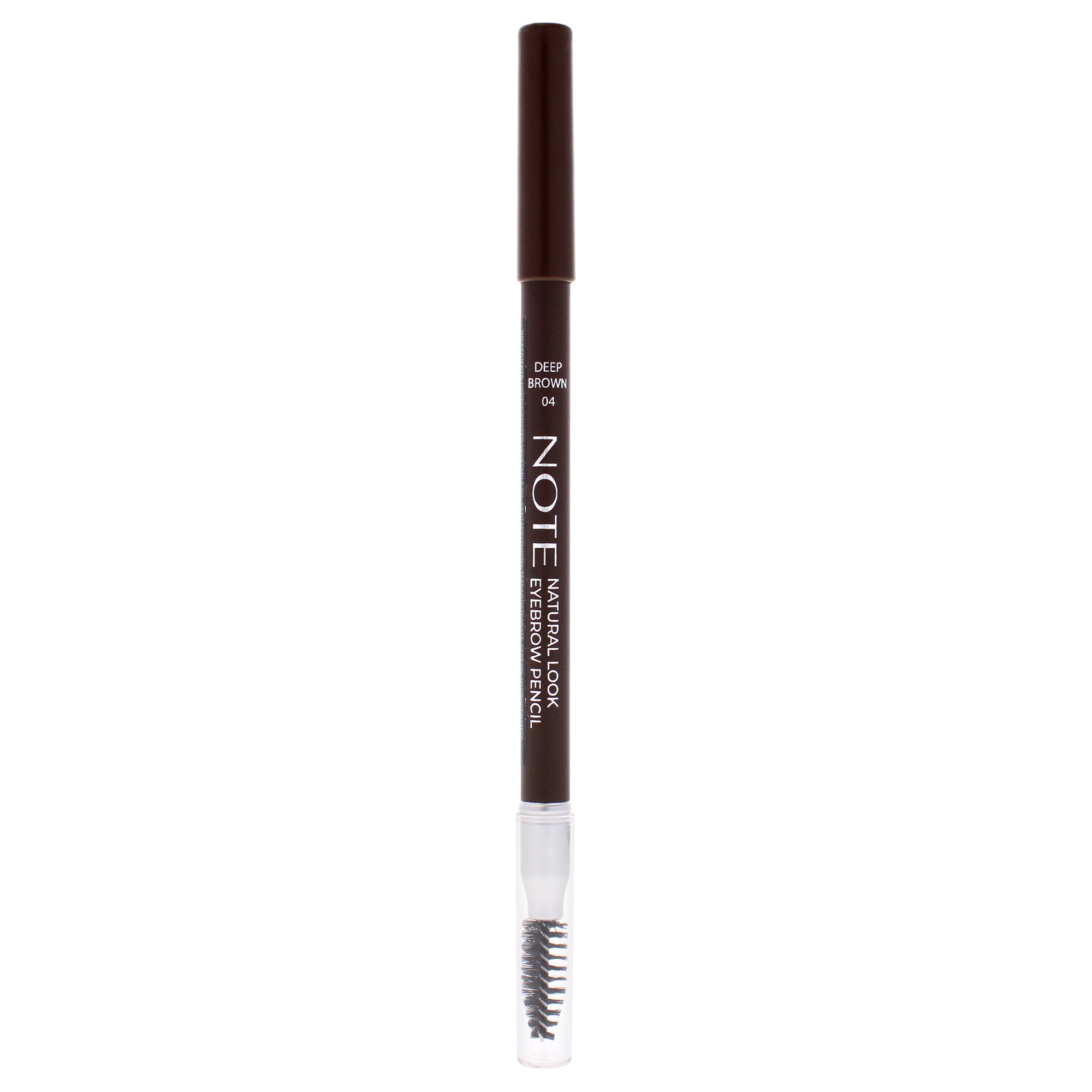 Natural Look Eyebrow Pencil - 04 Deep Brown by Note Cosmetique for Women - 0.038 oz Eyebrow Pencil