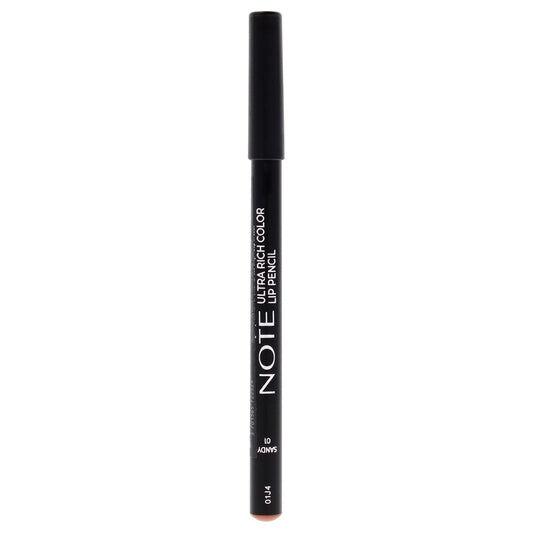 Ultra Rich Color Lip Pencil - 01 Sandy by Note Cosmetique for Women - 0.04 oz Lip Pencil