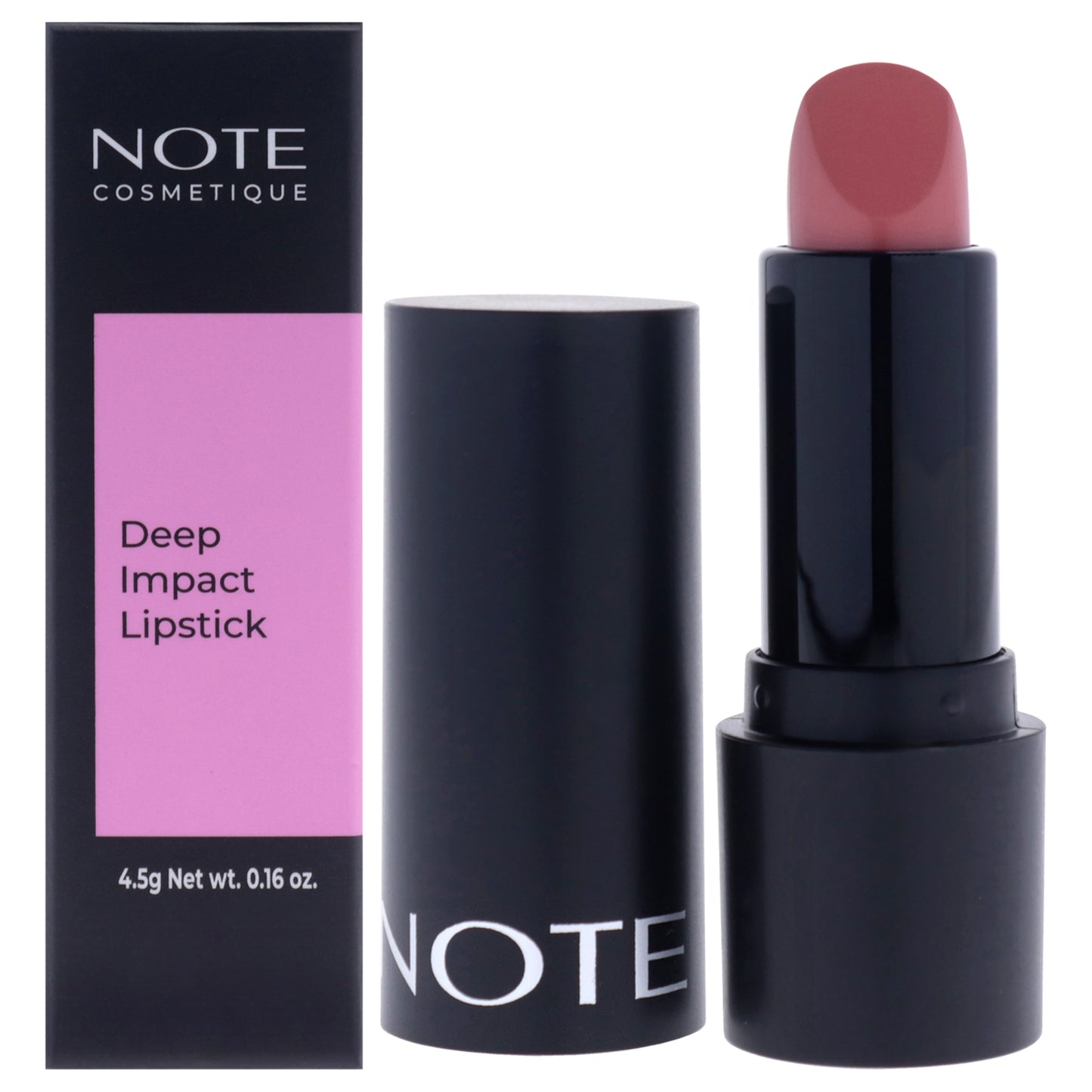 Deep Impact Lipstick - 02 Optimist Rose by Note Cosmetique for Women - 0.16 oz Lipstick