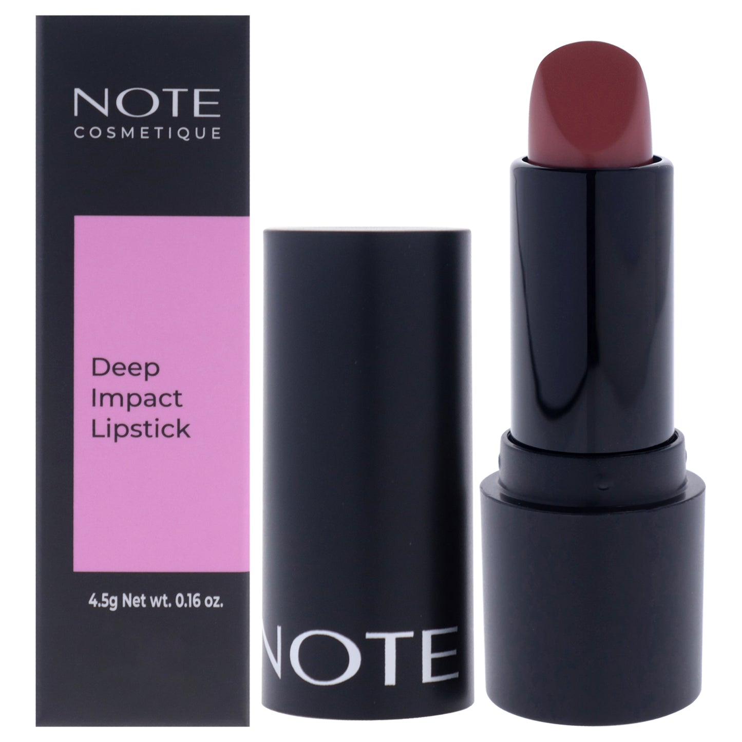 Deep Impact Lipstick - 07 Warm Chocolate by Note Cosmetique for Women - 0.16 oz Lipstick