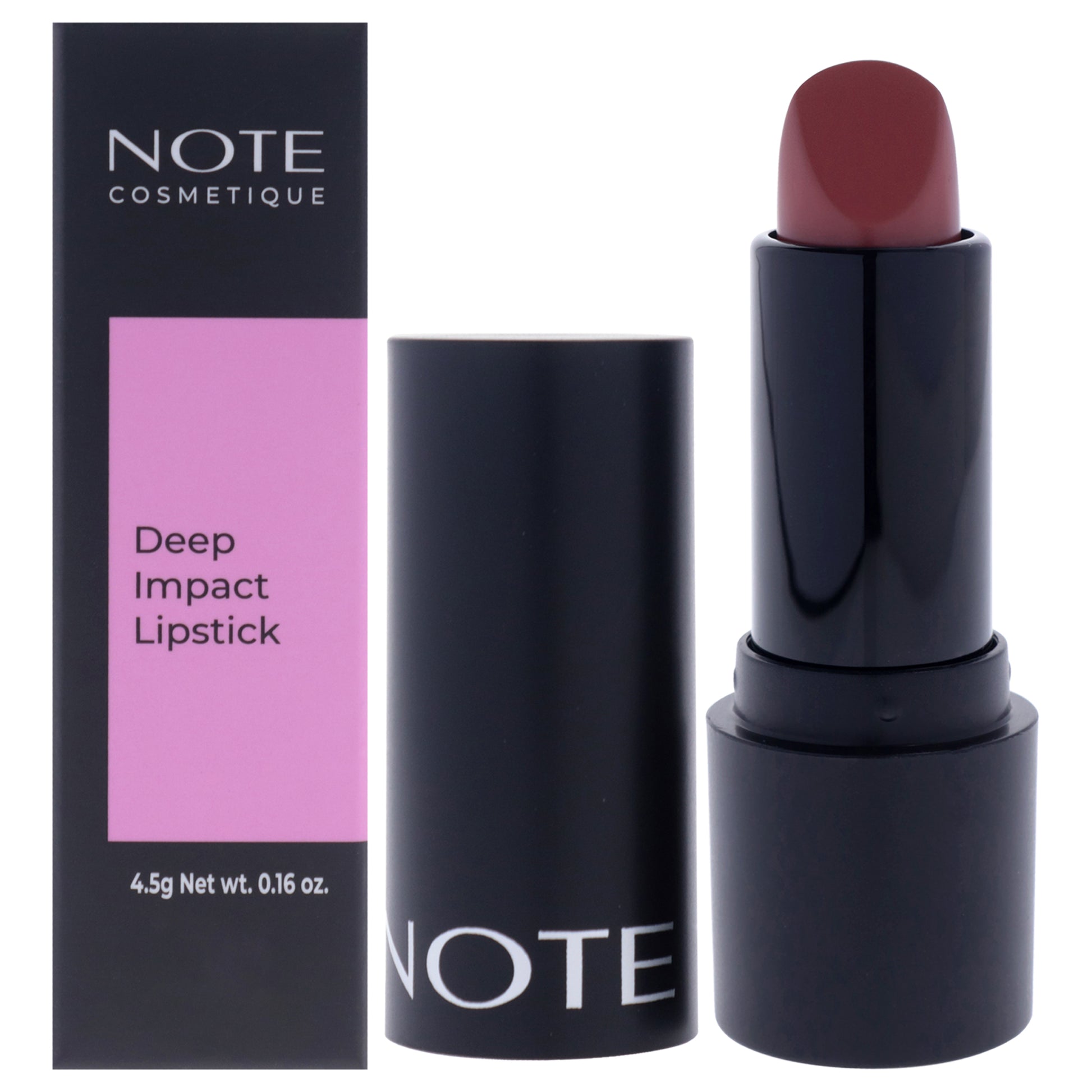 Deep Impact Lipstick - 07 Warm Chocolate by Note Cosmetique for Women - 0.16 oz Lipstick