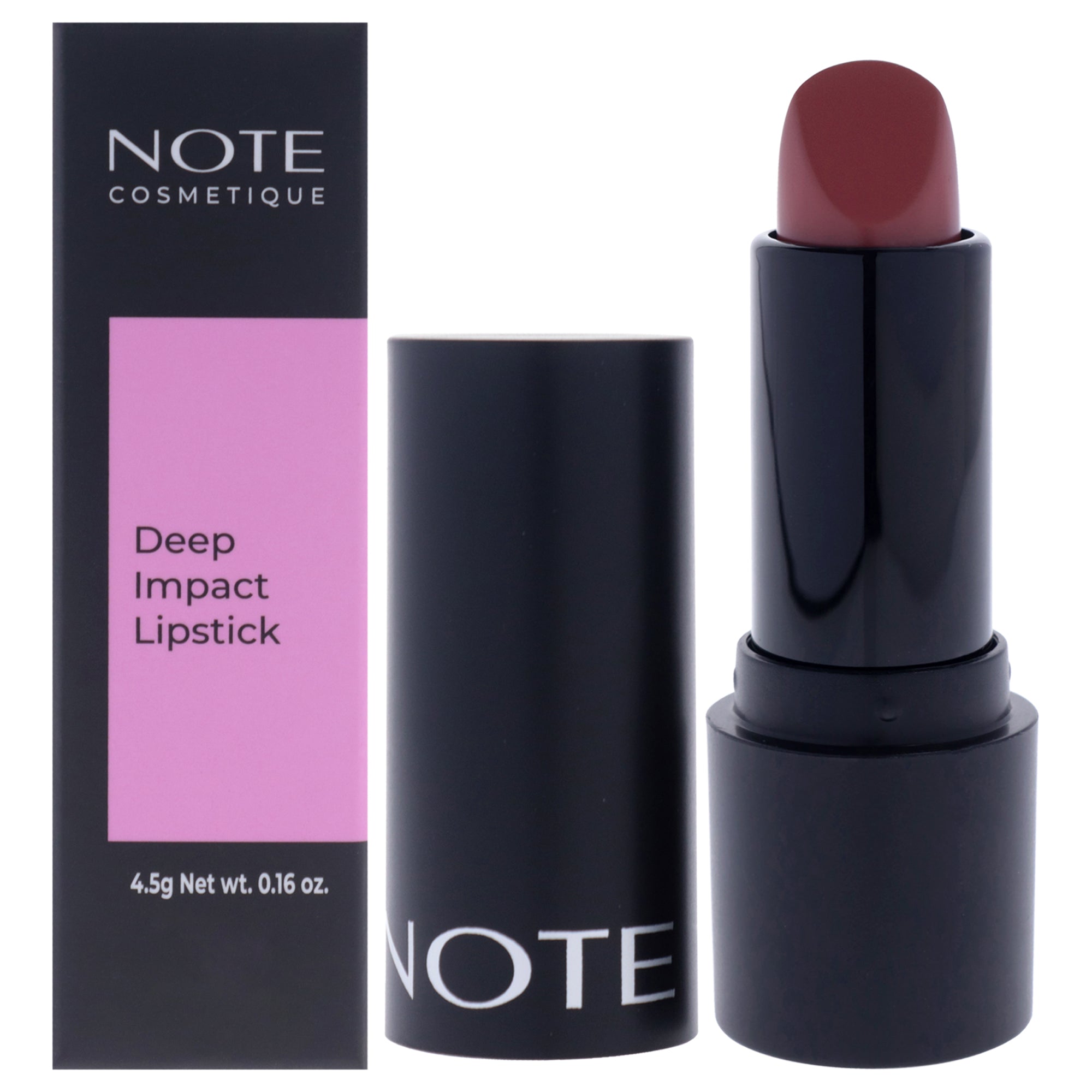 Deep Impact Lipstick - 07 Warm Chocolate by Note Cosmetique for Women - 0.16 oz Lipstick