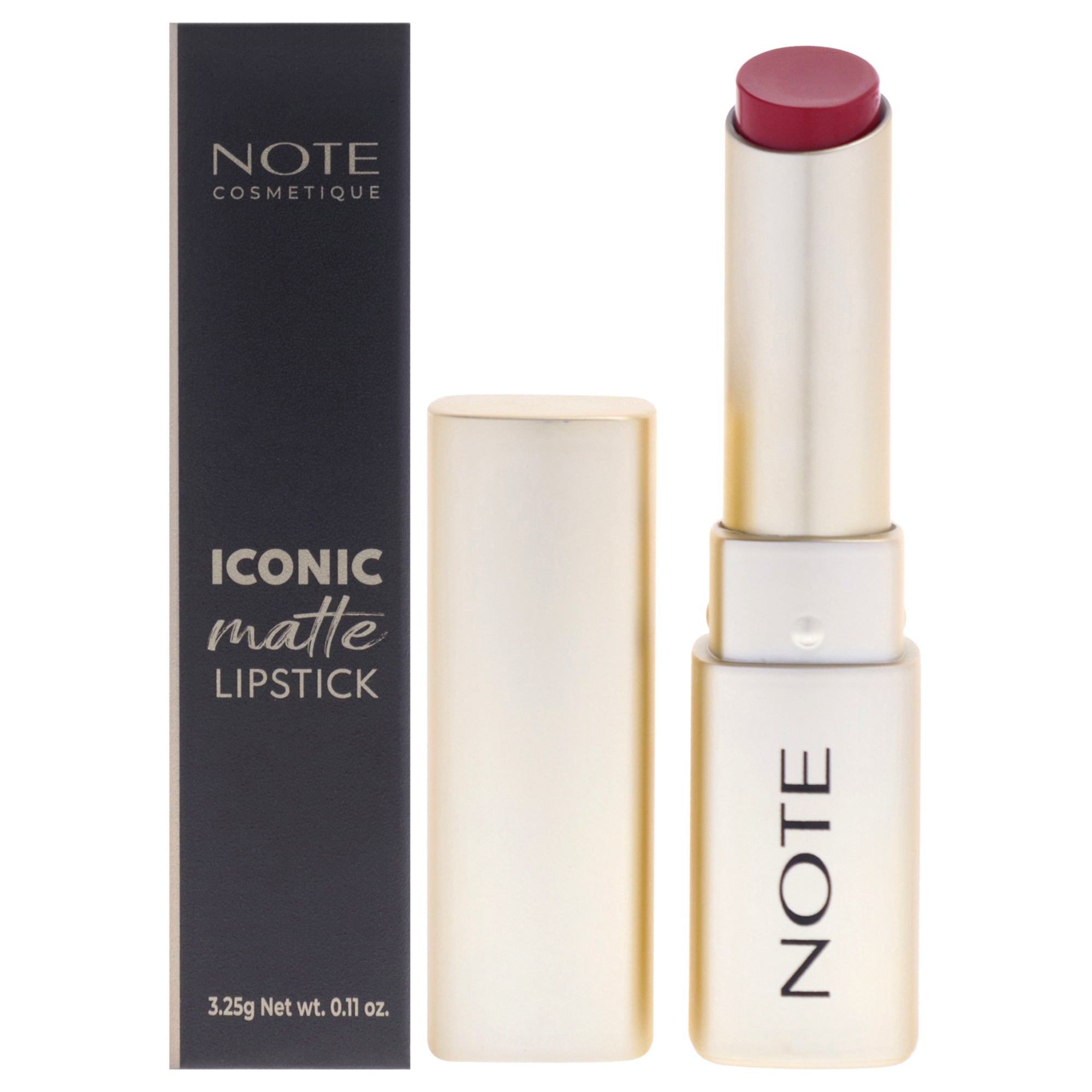 Iconic Matte Lipstick - 111 Fearless by Note Cosmetique for Women - 0.11 oz Lipstick