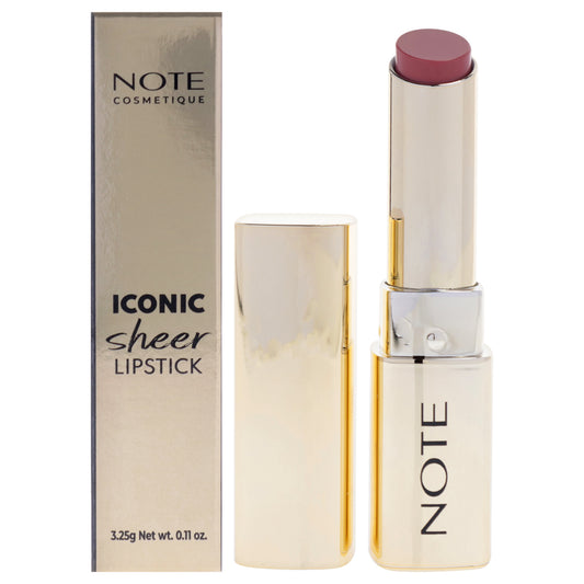 Iconic Sheer Lipstick - 201 Darling by Note Cosmetique for Women - 0.11 oz Lipstick