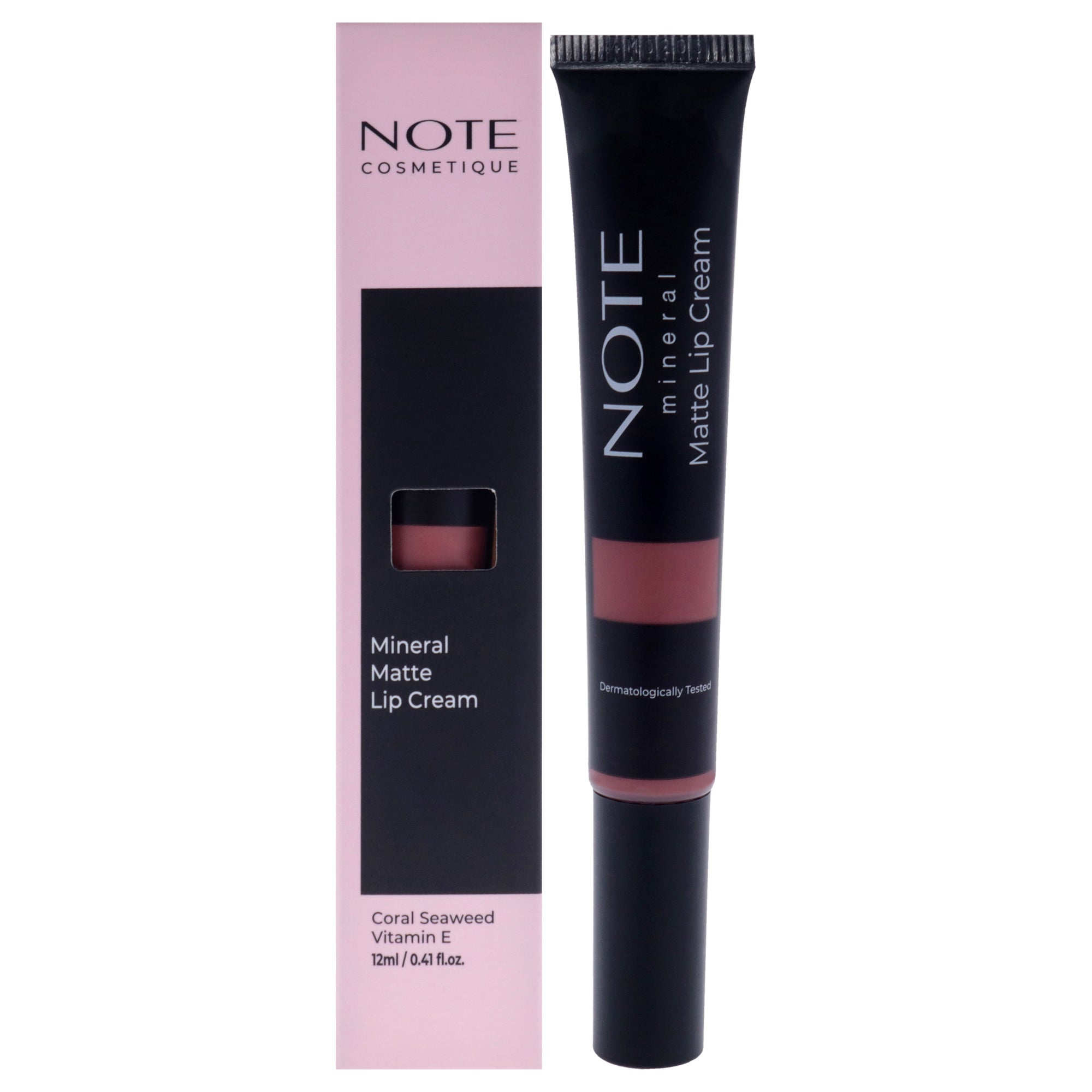 Mineral Matte Lip Cream - 02 Nude Love by Note Cosmetique for Women - 0.41 oz Lipstick