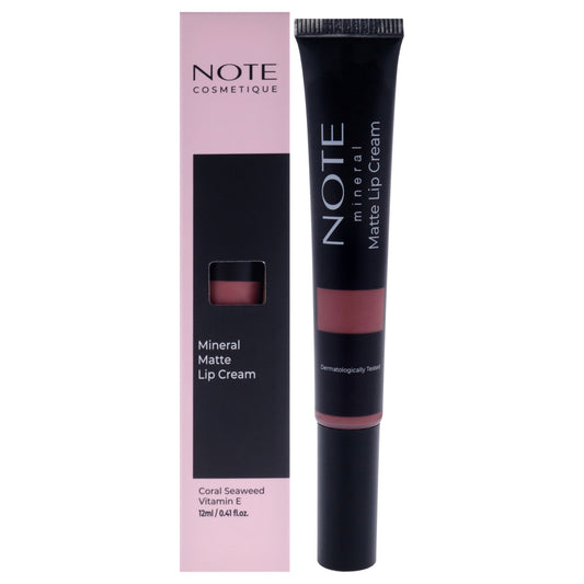 Mineral Matte Lip Cream - 02 Nude Love by Note Cosmetique for Women - 0.41 oz Lipstick