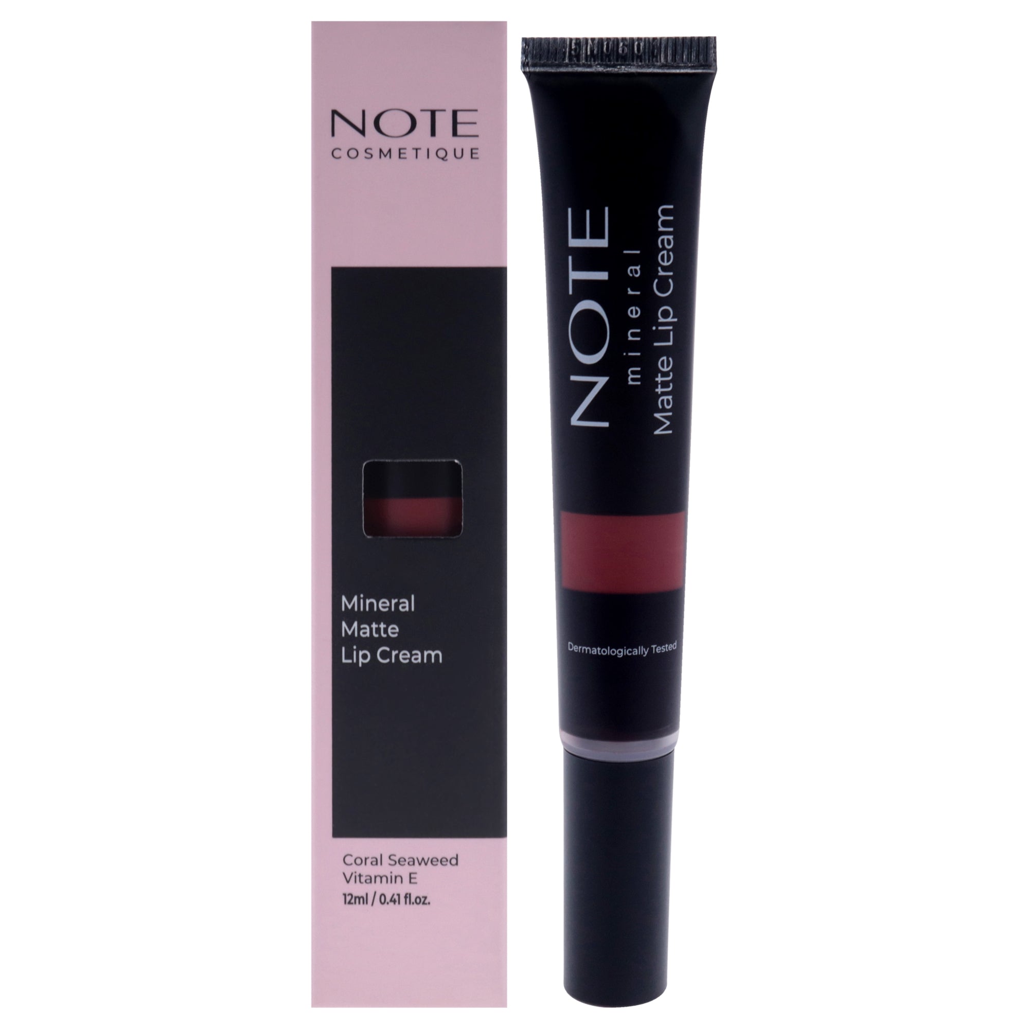 Mineral Matte Lip Cream - 06 Runway by Note Cosmetique for Women - 0.41 oz Lipstick