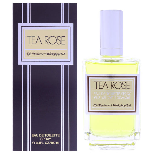 Tea Rose by Perfumers Workshop for Women - 3.4 oz EDT Spray