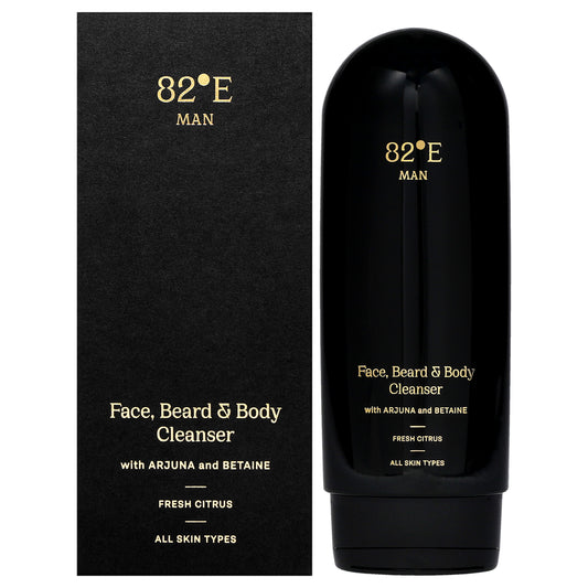 Face Beard and Body Cleanser - Fresh Citrus by 82East By Deepika Padukone for Men - 6.7 oz Cleanser