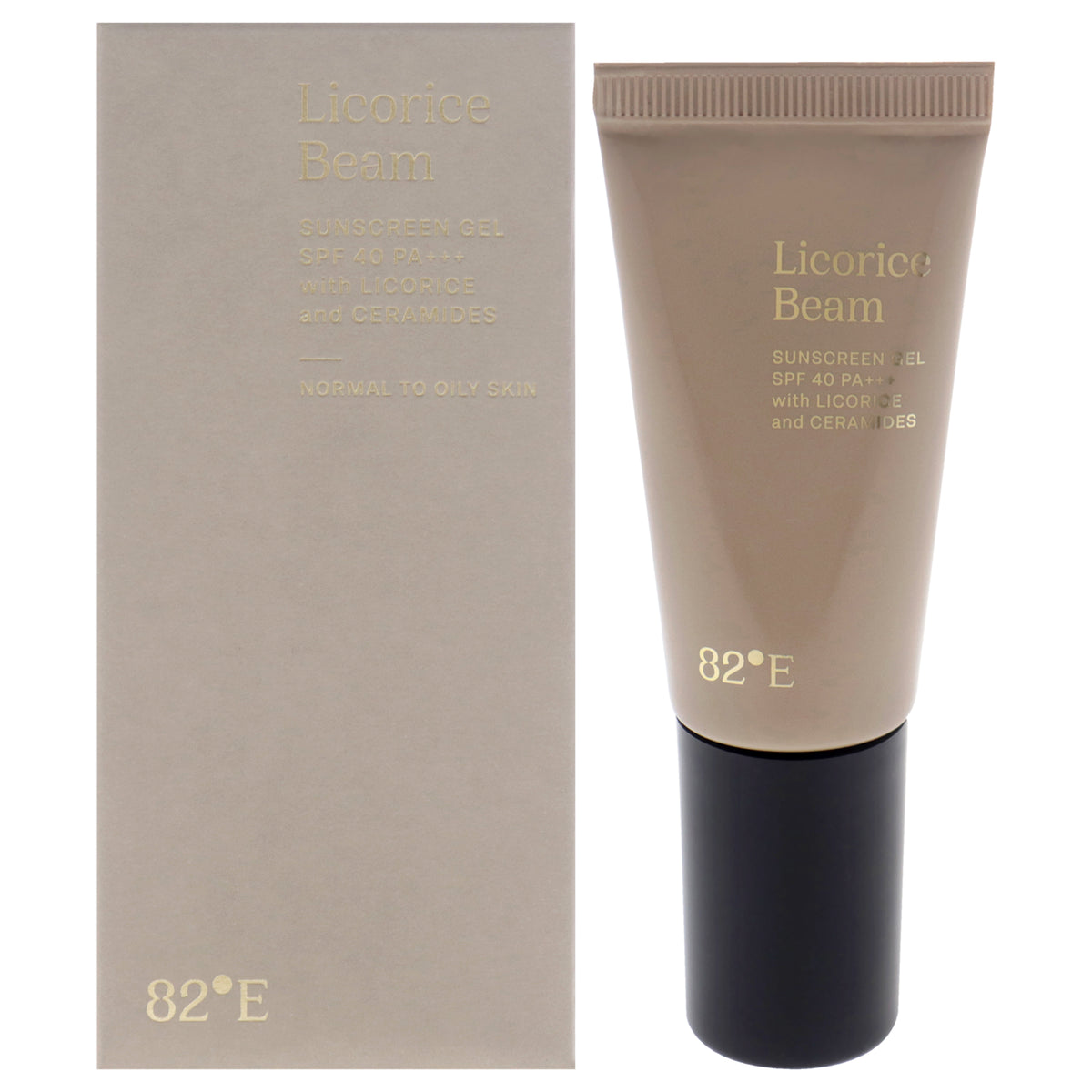 Licorice Beam Sunscreen Gel SPF 40 PA Plus by 82East By Deepika Padukone for Women - 0.5 oz Sunscreen