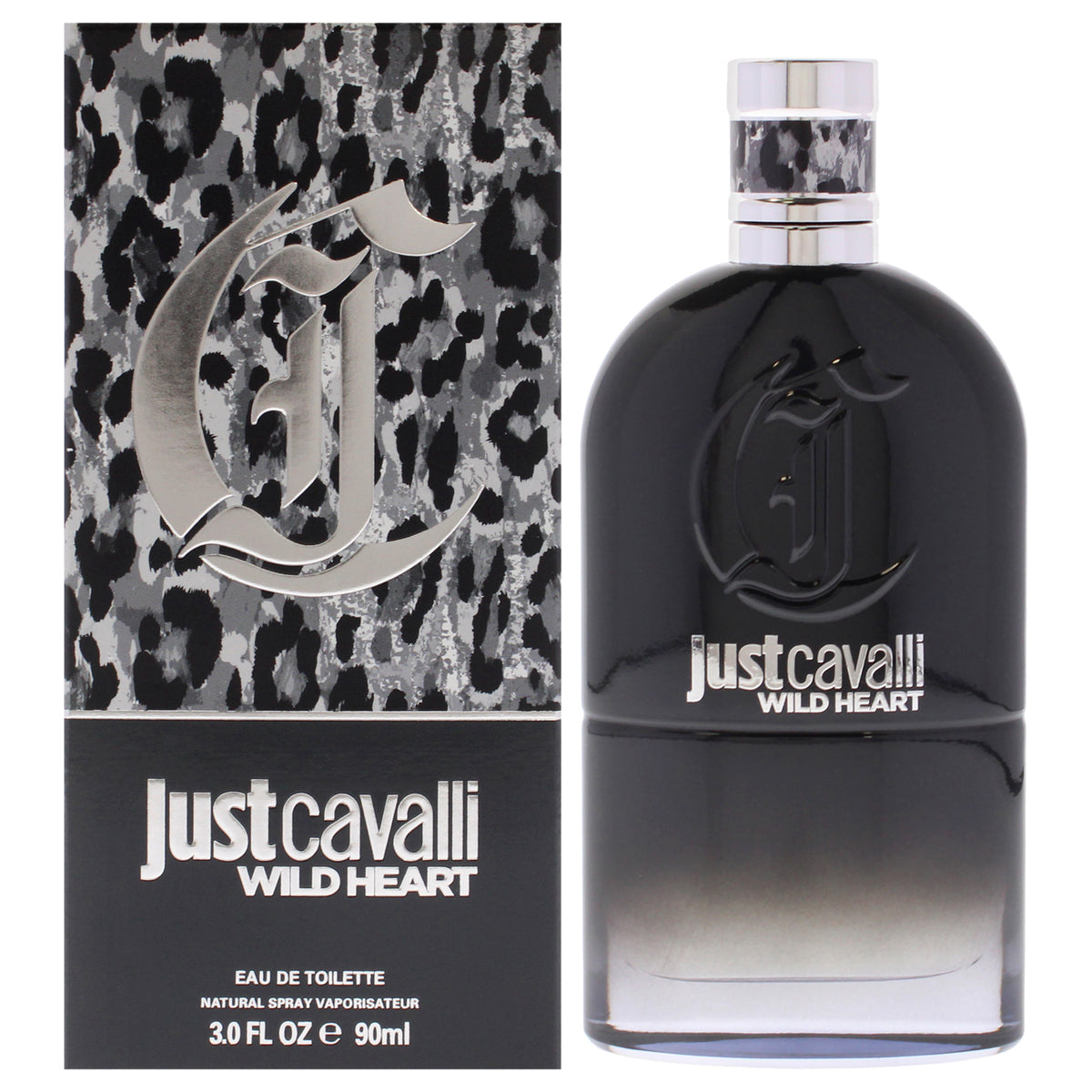 Just Cavalli Wild Heart by Roberto Cavalli for Men - 3 oz EDT Spray