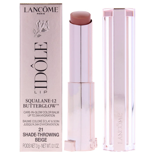 Lip Idole Squalane-12 Butterglow - 21 Shade Throwing Beige 0.1 oz Lip Balm