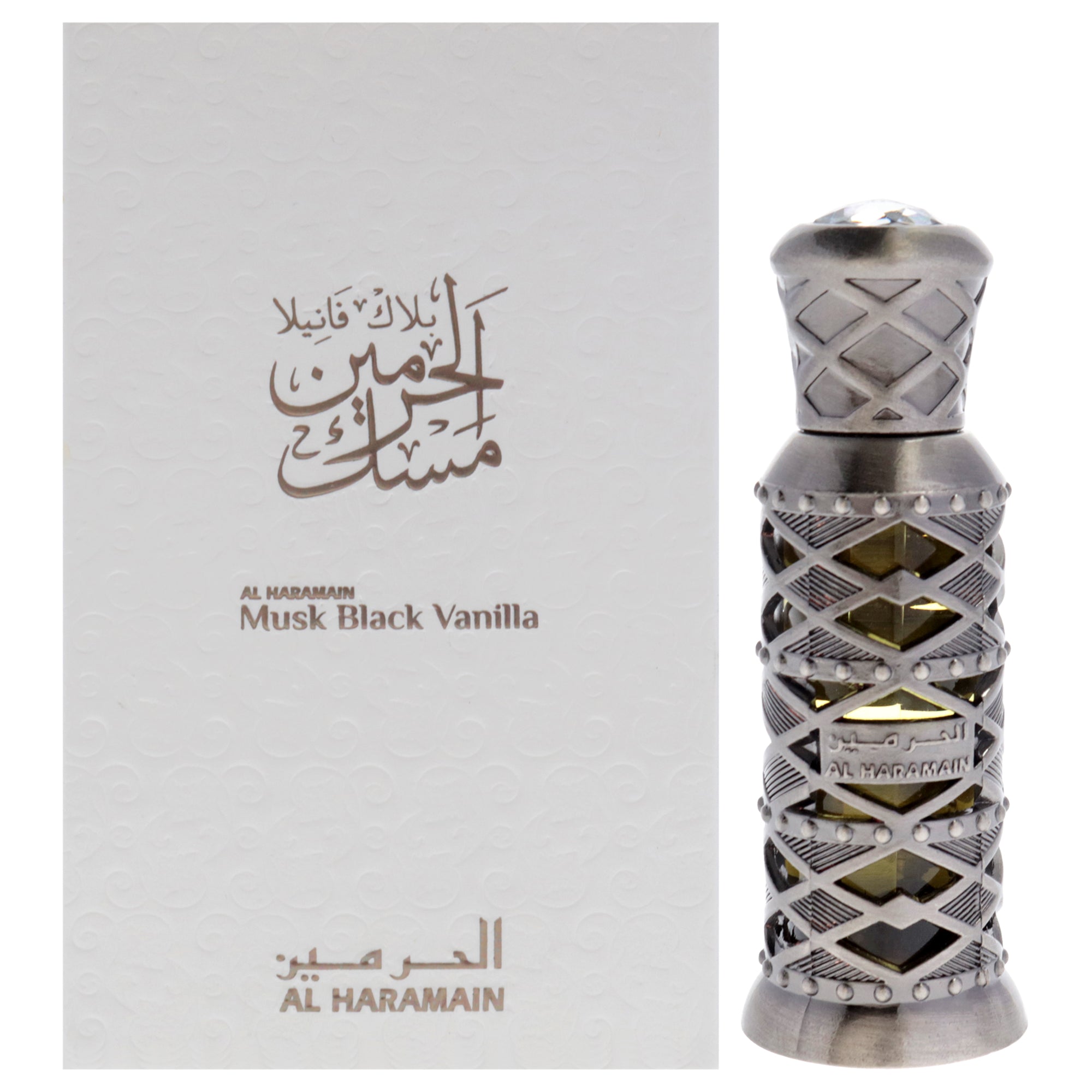 Musk Black Vanilla by Al Haramain for Unisex - 0.4 oz Concentrated Perfume Oil