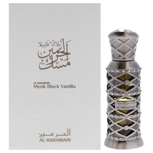 Musk Black Vanilla by Al Haramain for Unisex - 0.4 oz Concentrated Perfume Oil