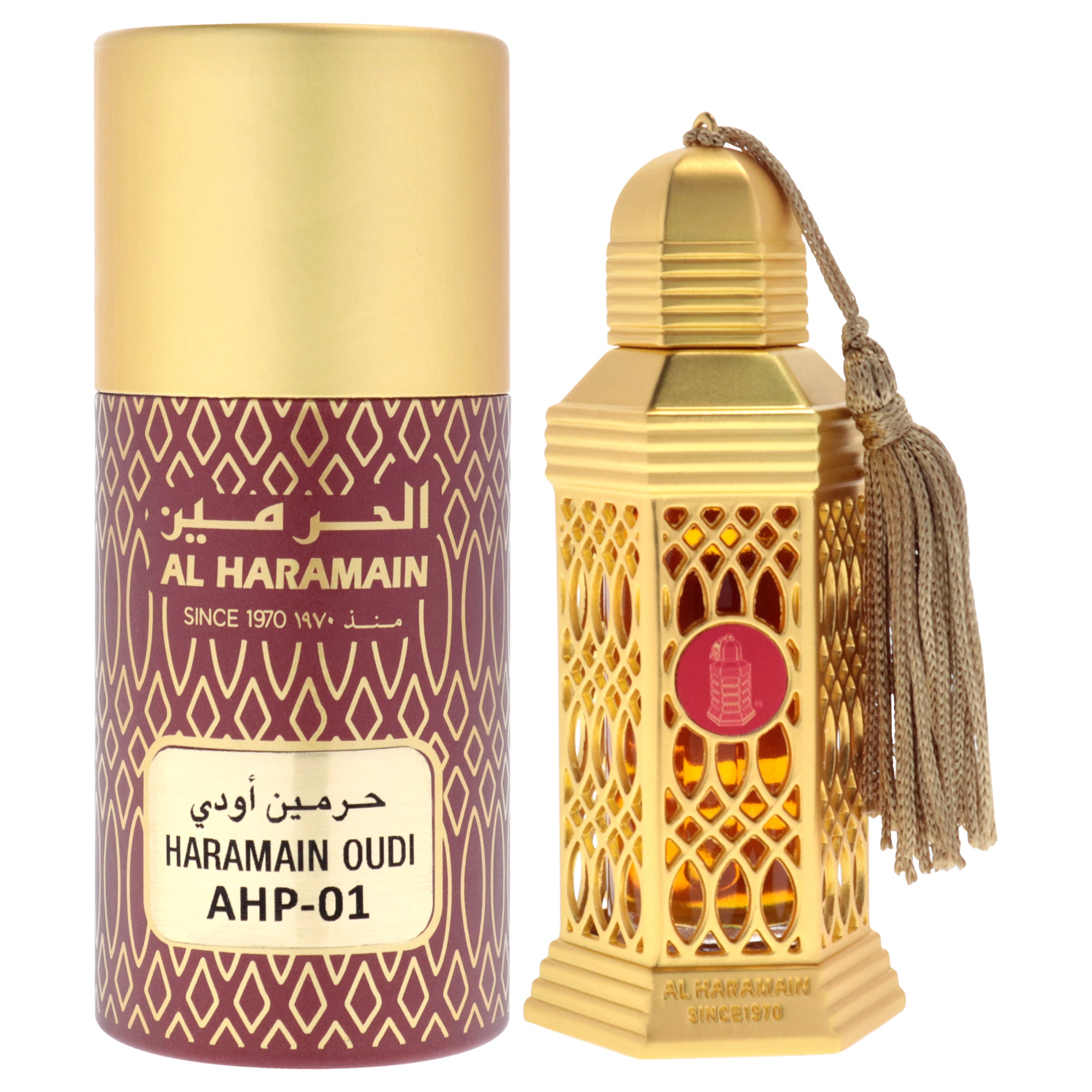 Oudi by Al Haramain for Men - 0.4 oz Parfum Oil