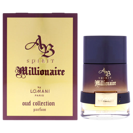 AB Spirit Millionaire Oud Collection by Lomani for Men - 3.3 oz Parfum Spray