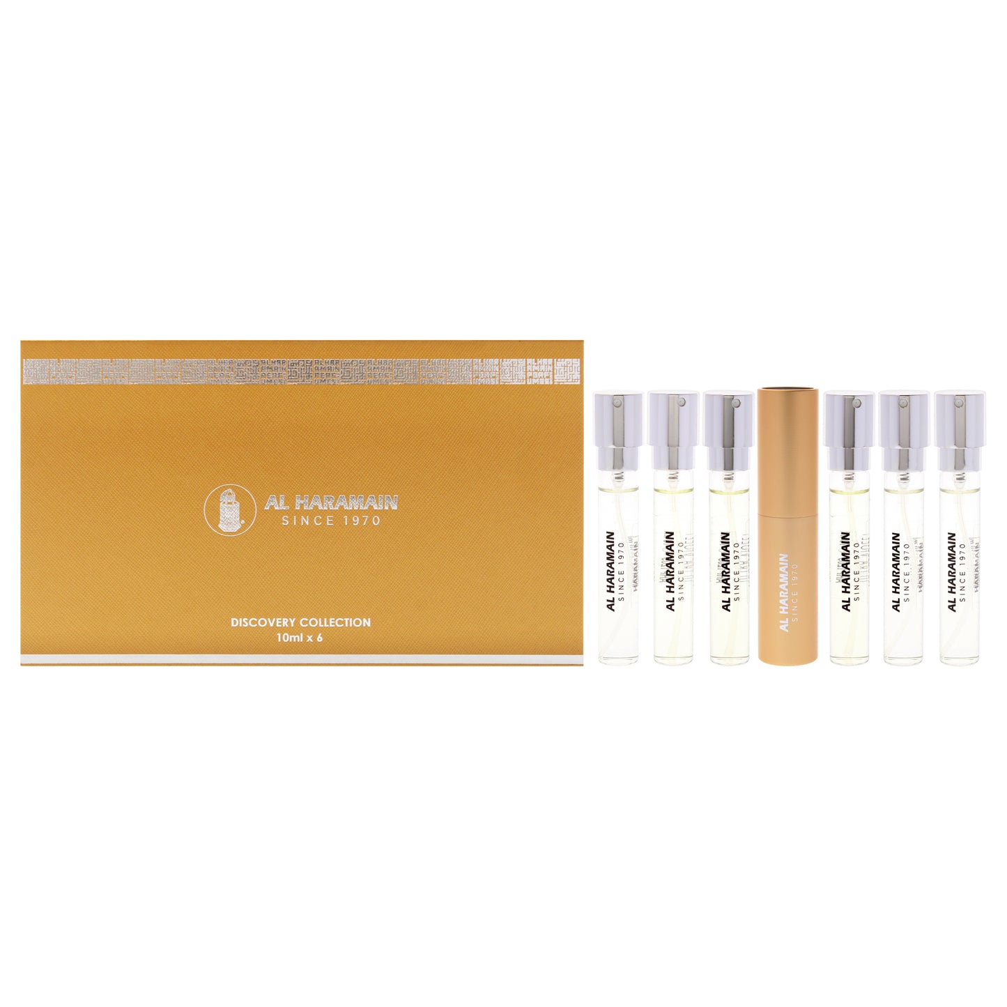 Discovery Collection - Amber Oud 6 Pc Mini Gift Set 0.33oz Amber Oud - Gold Edition EDP Spray (Mini)