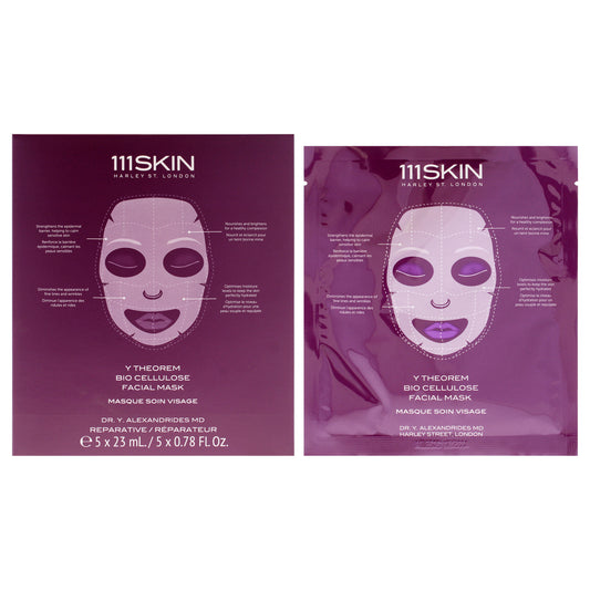Y Theorem Bio Cellulose Facial Mask 5 Pc Mask