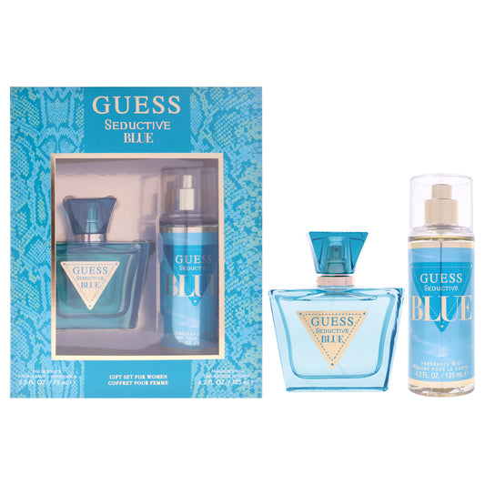 Guess Seductive Blue by Guess for Women - 2 Pc Gift Set 2.5oz EDT Spray, 4.2oz Fragrance Mist