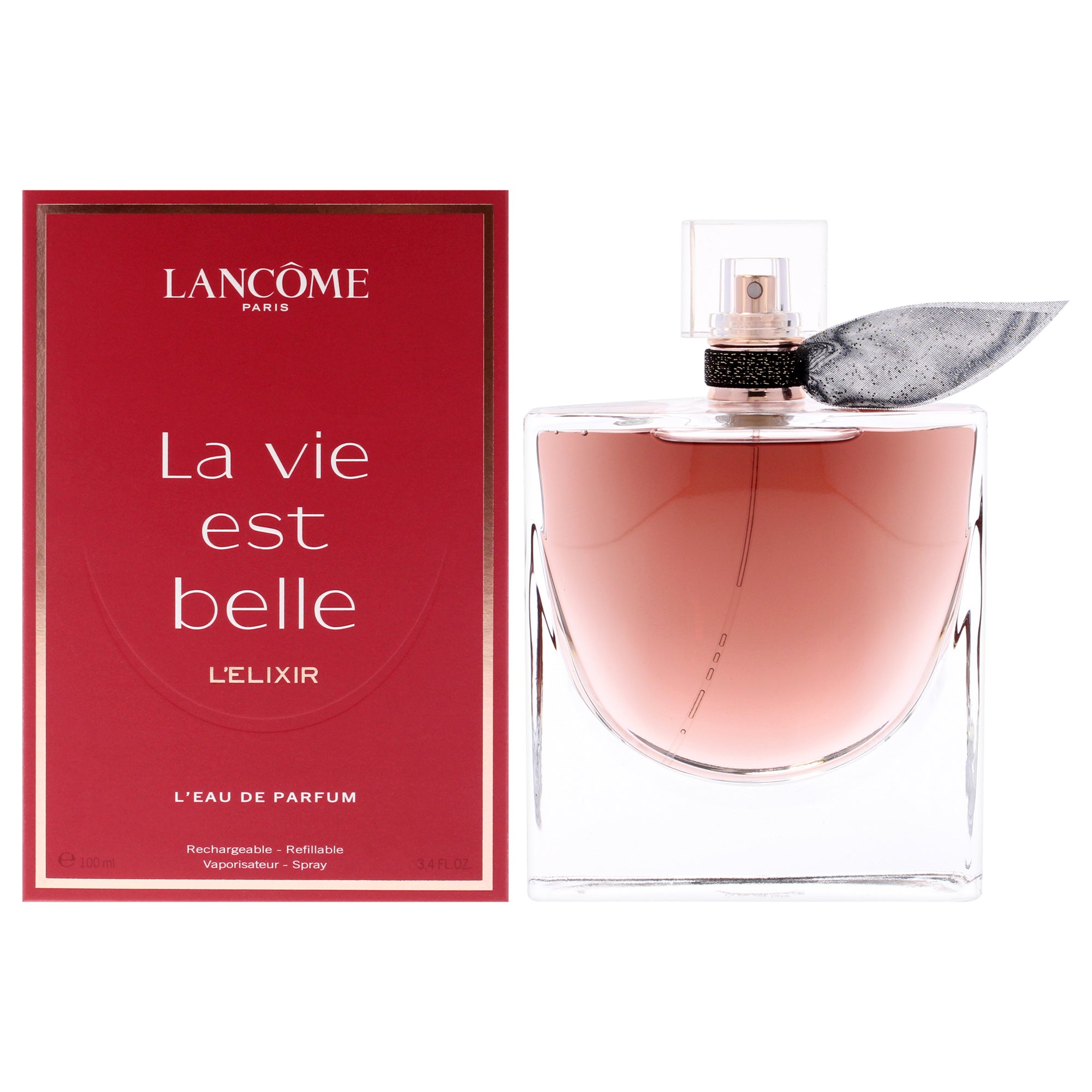 La Vie Est Belle LElixir by Lancome for Women - 3.4 oz LEau de Parfum Spray (Refillable)