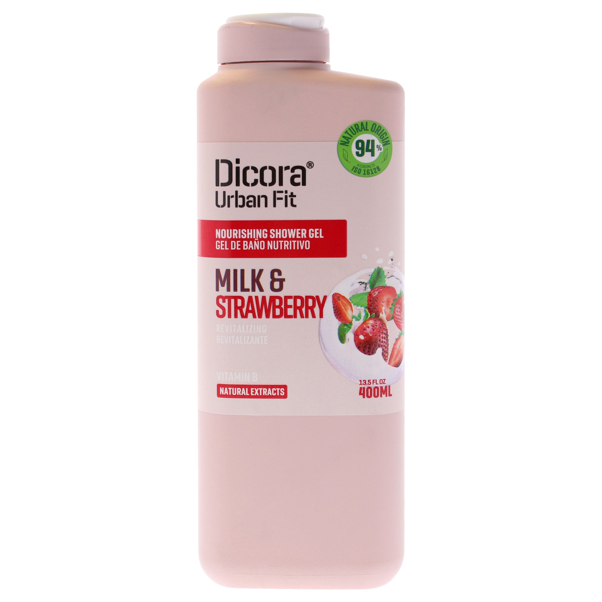 Nourishing Shower Gel - Milk and Strawberry by Dicora Urban Fit for Unisex - 13.5 oz Shower Gel