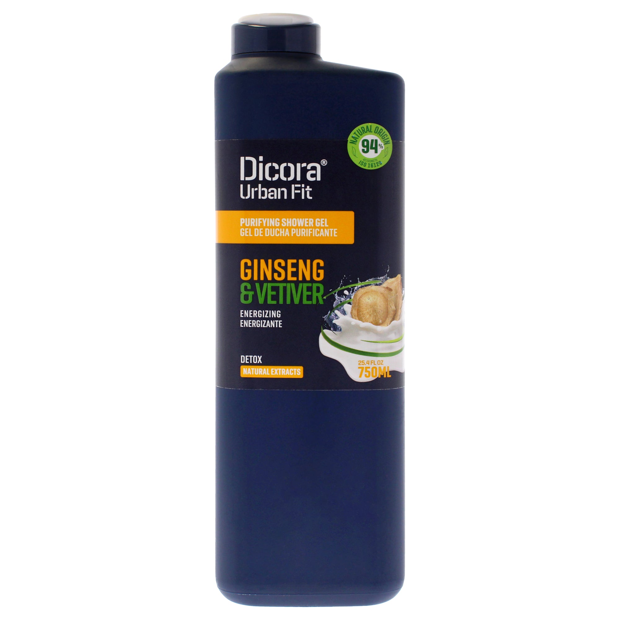 Purifying Shower Gel - Ginseng and Vetiver by Dicora Urban Fit for Unisex - 25.4 oz Shower Gel
