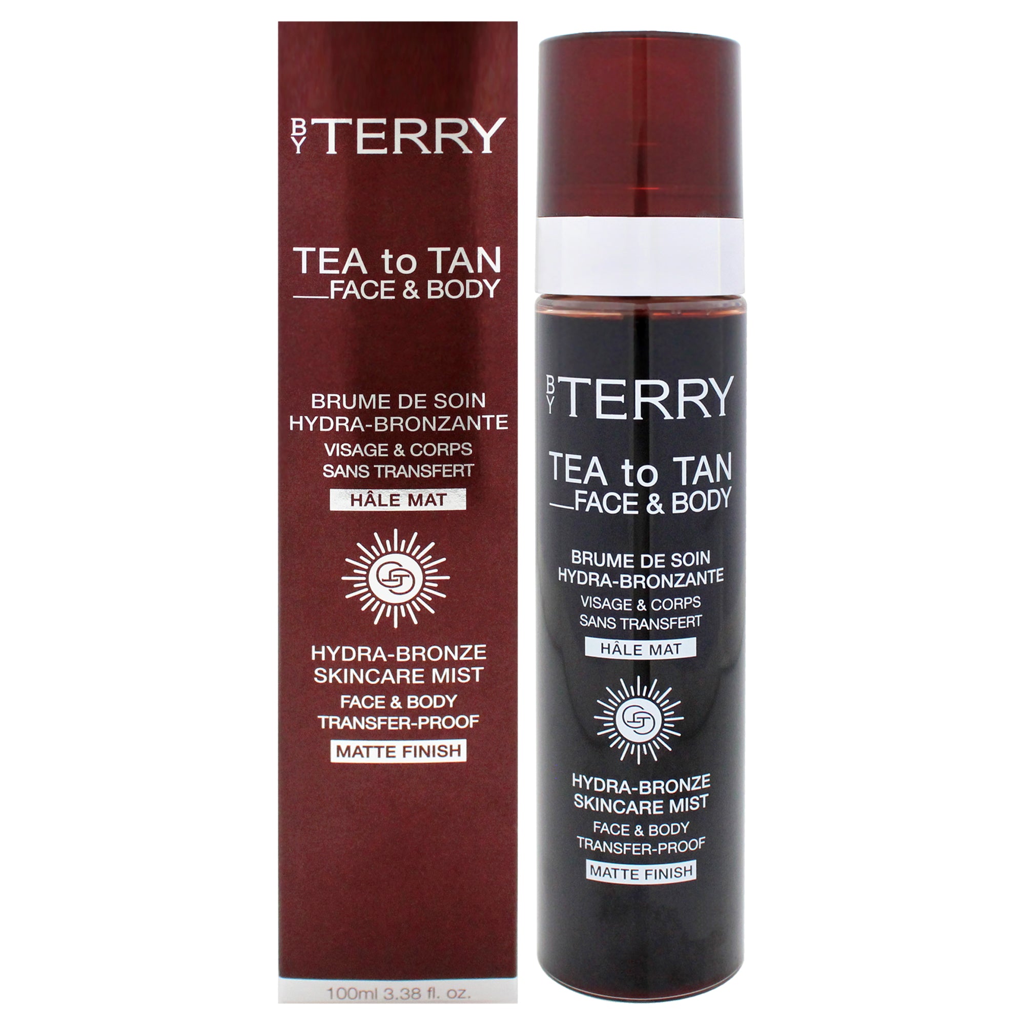 Tea To Tan Face and Body-Hydra Bronze Matte Finish by By Terry for Women - 3.38 oz Mist