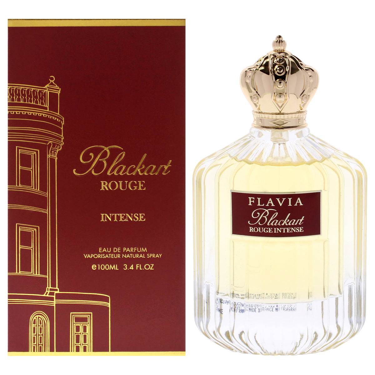 Blackart Rouge Intense by Flavia for Unisex - 3.4 oz EDP Spray