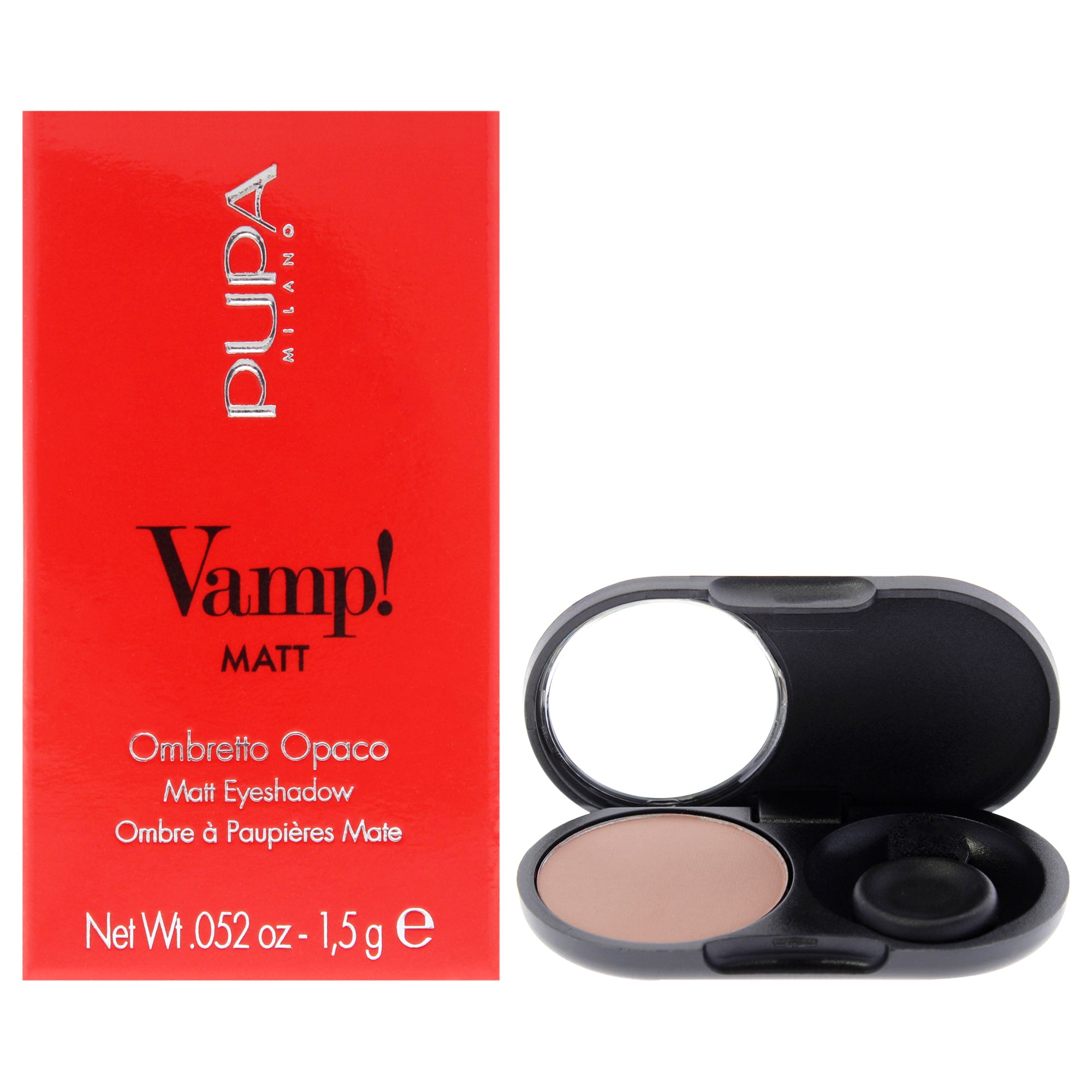 Vamp! Matt Eyeshadow - Desert Nude by Pupa Milano for Women - 0.052 oz Eye Shadow