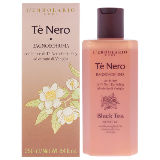Shower Gel - Black Tea by LErbolario for Unisex - 8.4 oz Shower Gel