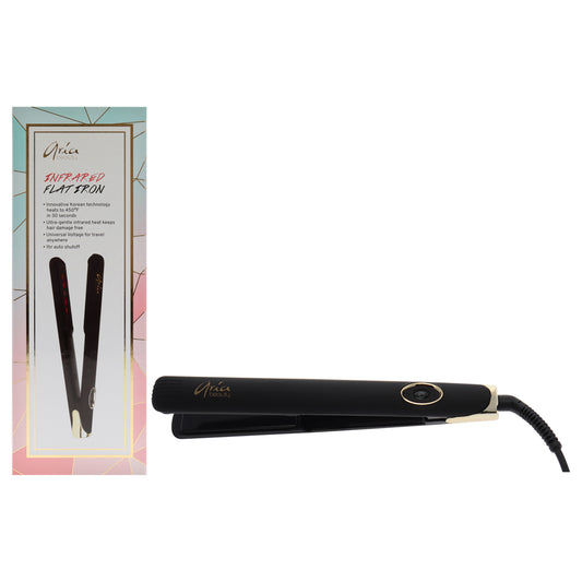 Infrared Hair Straightener - Black 1 Inch Flat Iron