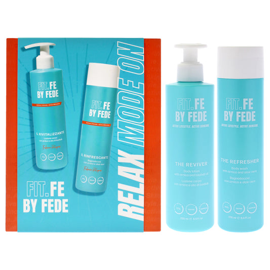 Active Lifestyle Relax Mode On 2 Pc 8.4oz The Refresher Body Wash